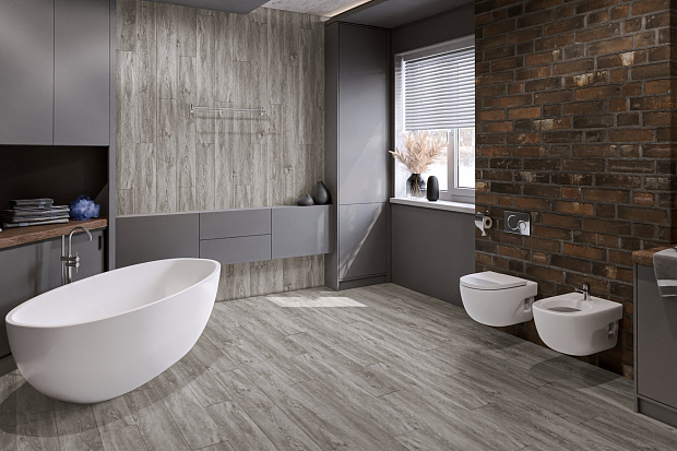 Кварц-винил Damy Floor Family LVT SL3683-6-LVT Дуб Английский