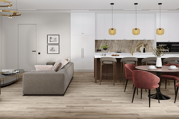 SPC-ламинат Damy Floor Family 6607-9 Дуб Натуральный