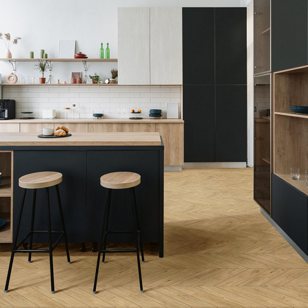 SPC-ламинат Aberhof Chevron OAK WATERLOO 1010