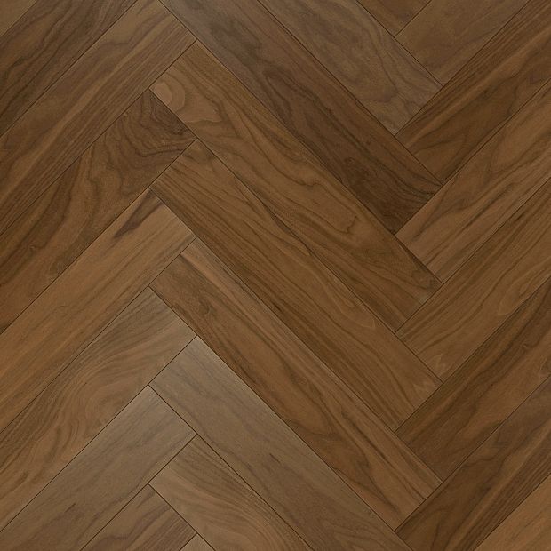 Паркетная доска Quartz Parquet Английская Ёлка Орех Американский 33-400-29