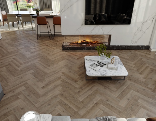 SPC ламинат Evofloor Parquet Каштан