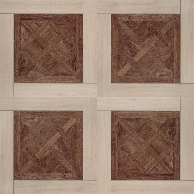 Кварц виниловый ламинат Aquafloor Versailles & Parquet Plus AF7005VS+AF6017PQ