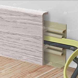 Кварцевый плинтус Alpine Floor Rico Concept 80 Ясень норд RC80201