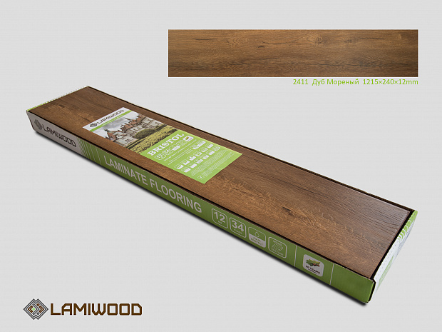 Ламинат Lamiwood Bristol 2411 Дуб Мореный