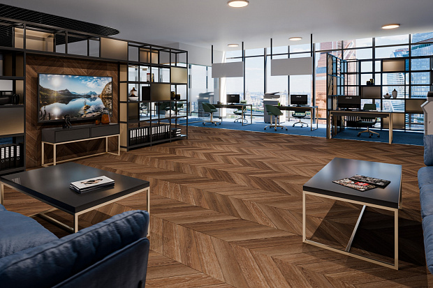 SPC-ламинат Damy Floor Chevron DF07-Ch Шайо