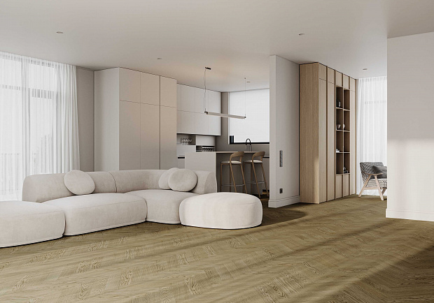 Паркетная доска Quartz Parquet Штучный паркет Дуб Конго 44-1258-54