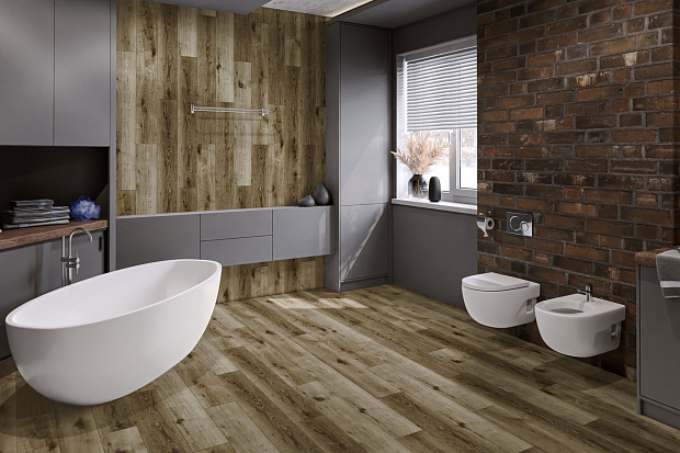 Кварц-винил Damy Floor Family LVT T7020-4-LVT Дуб Провинциальный