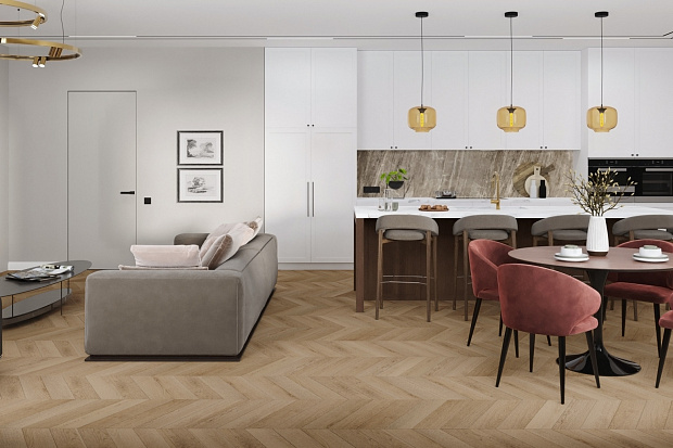 Кварц-винил Damy Floor Chevron LVT DF10-Ch-LVT Сен-Клу