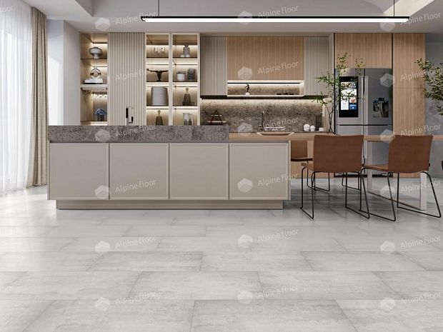 Кварц-винил Alpine Floor Light Stone ECO-15-6