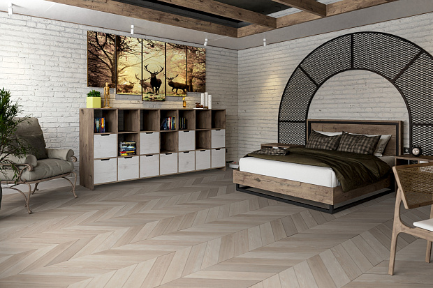 Кварц-винил Damy Floor Chevron LVT DF02-Ch-LVT Пале-Рояль