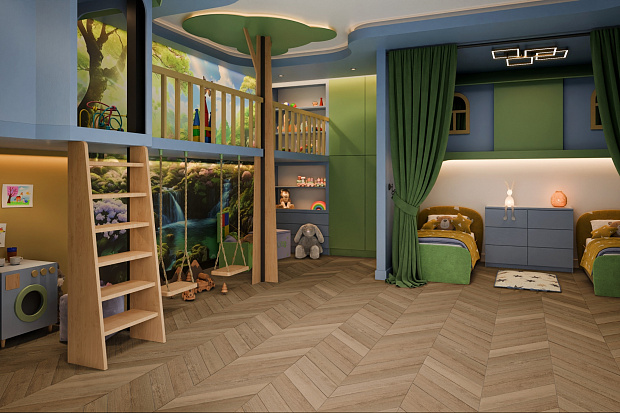 SPC-ламинат Damy Floor Chevron DF10-Ch Сен-Клу