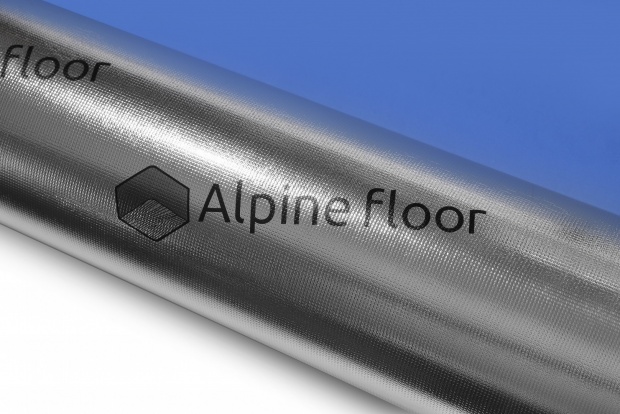 Подложка ALPINE FLOOR Silver Foil Blue EVA