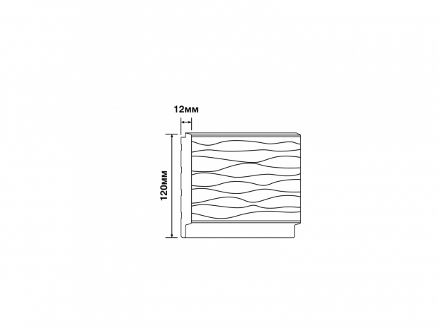 Декоративная панель HIWOOD LV127W NP