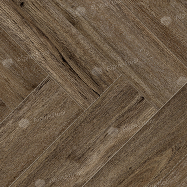 Ламинат Alpine Floor Herringbone 12 Pro Дуб Бордо LF106-10