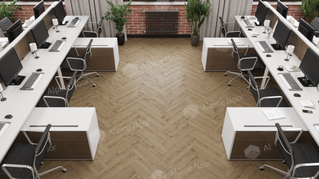 Ламинат Alpine Floor Herringbone 8 Дуб Прованс LF102-07