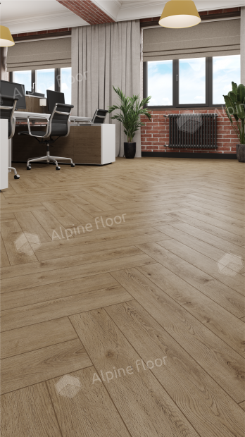 Ламинат Alpine Floor Herringbone 12 Pro Дуб Прованс LF106-07