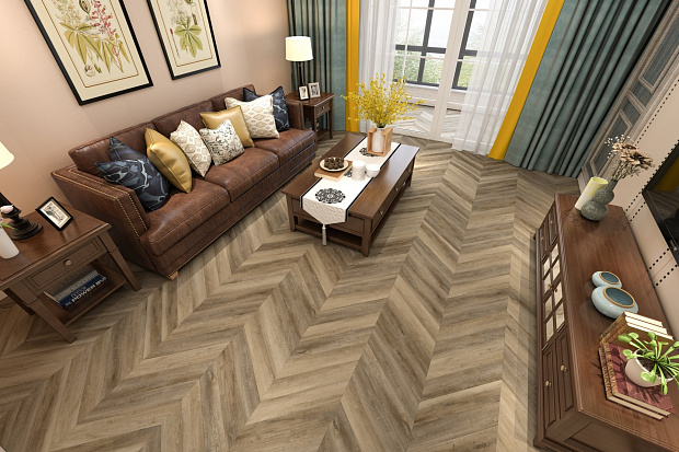 SPC-ламинат Damy Floor Chevron DF06-Ch Амбуаз