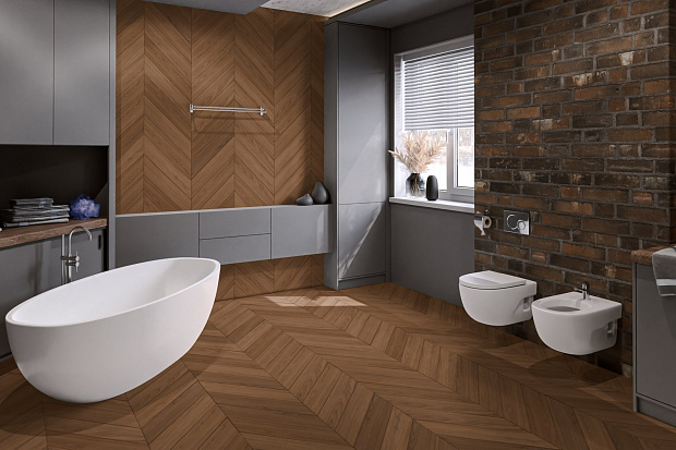 Кварц-винил Damy Floor Chevron LVT DF08-Ch-LVT Блуа