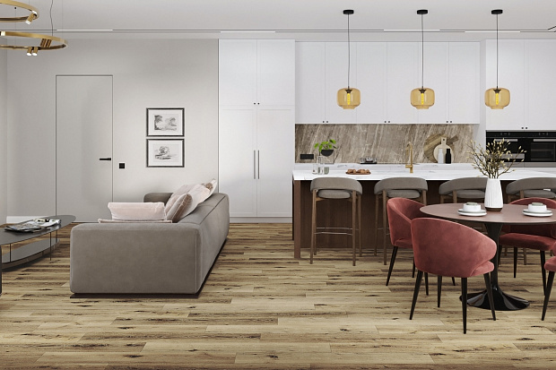 SPC-ламинат Damy Floor Family T7020-4 Дуб Провинциальный