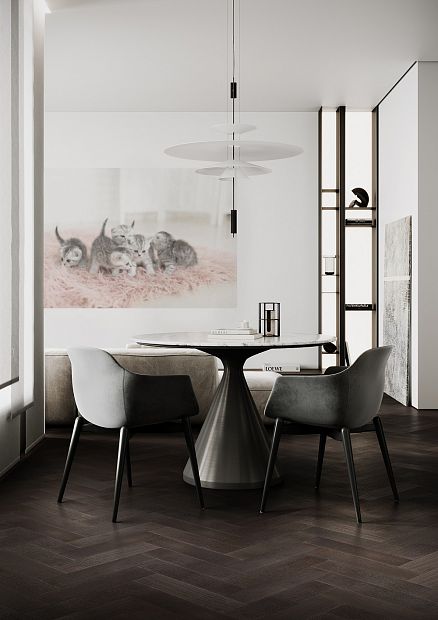 Паркетная доска Quartz Parquet Штучный паркет Дуб Смоляной 44-1258-01