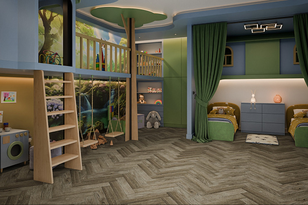 Кварц-винил Damy Floor London LVT 200410EL-12-LVT Оксфорд