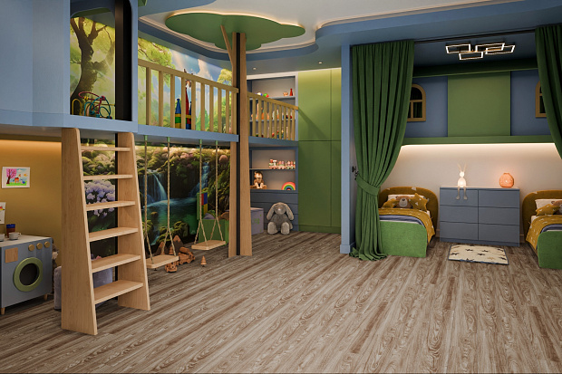 SPC-ламинат Damy Floor Family 001-2 Дуб Селект