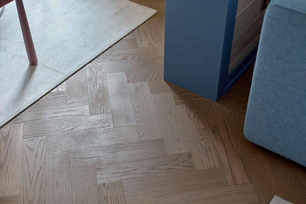 Паркетная доска Quartz Parquet Штучный паркет Дуб Конго 44-1258-54