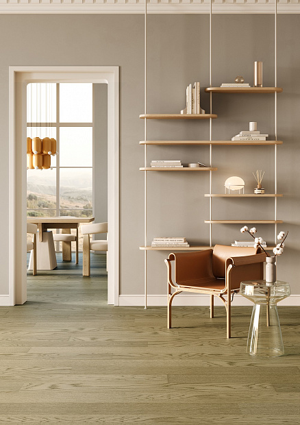 Паркетная доска Quartz Parquet Классик 5 Дуб Флэт Уайт 1258-55
