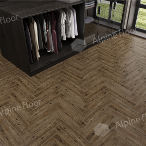 Ламинат Alpine Floor Herringbone 12 Pro Дуб Бордо LF106-10