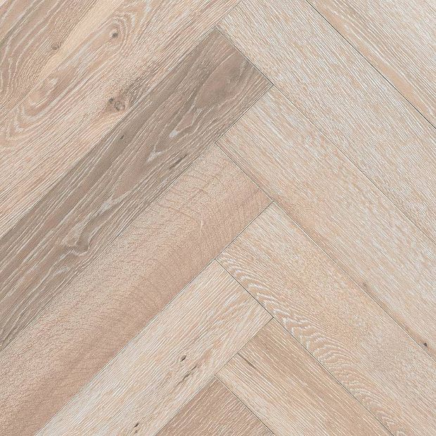 Инженерная доска Wood Bee Английская елка ДУБ CREMA