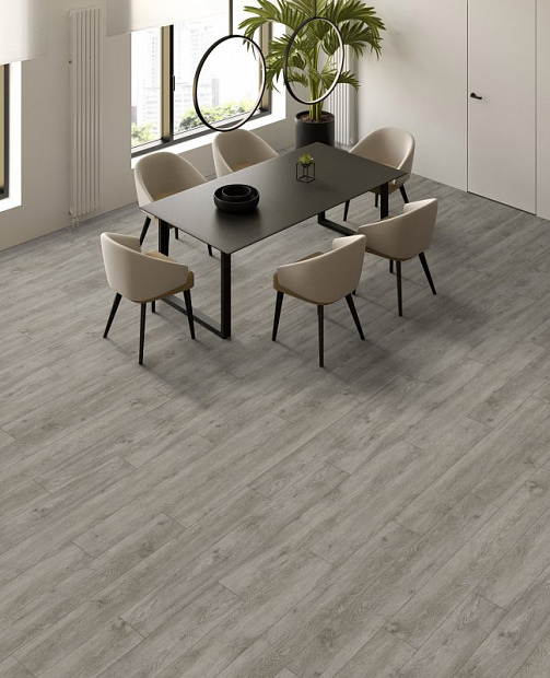 SPC-ламинат Juteks Carbon plank MILD GREY 5116