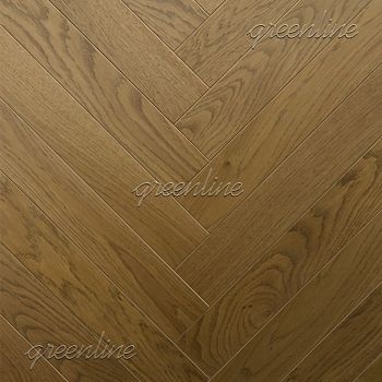 Инженерная доска Английская елка Greenline Extra 713 Дуб Глори