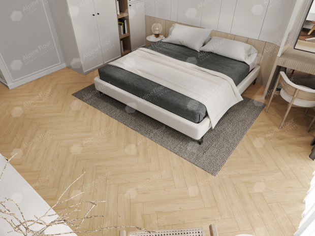 Кварцвиниловая плитка Alpine Floor Parquet Light Дуб Лесат ЕСО 13-26