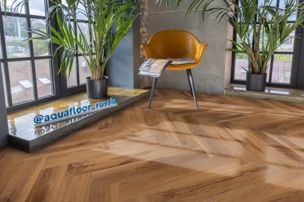 Кварц виниловый ламинат Aquafloor Space Parquet Light AF4509PQL