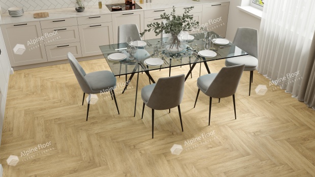 SPC ламинат Alpine Floor Parquet Premium ABA Дуб Ваниль Селект ECO 19-3