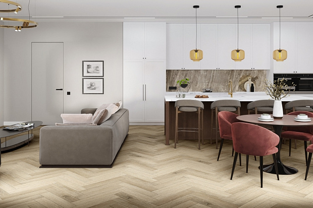 Кварц-винил Damy Floor London LVT 200415EL-01-LVT Честер