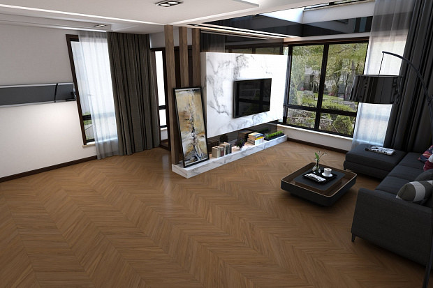 SPC-ламинат Damy Floor Chevron DF08-Ch Блуа