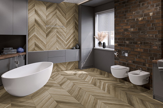 SPC-ламинат Damy Floor Chevron DF06-Ch Амбуаз