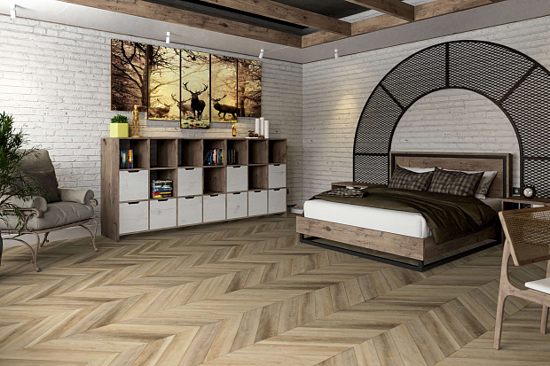 SPC-ламинат Damy Floor Chevron DF06-Ch Амбуаз