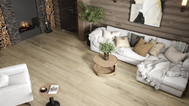 Кварцвиниловая плитка Alpine Floor Premium Xl 7-19 Дуб сливочный