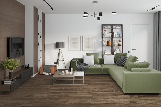 Кварц-винил Damy Floor Family LVT 0036-3-LVT Орех Американский