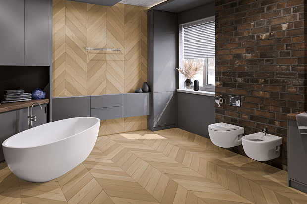 SPC-ламинат Damy Floor Chevron DF03-Ch Тюильри