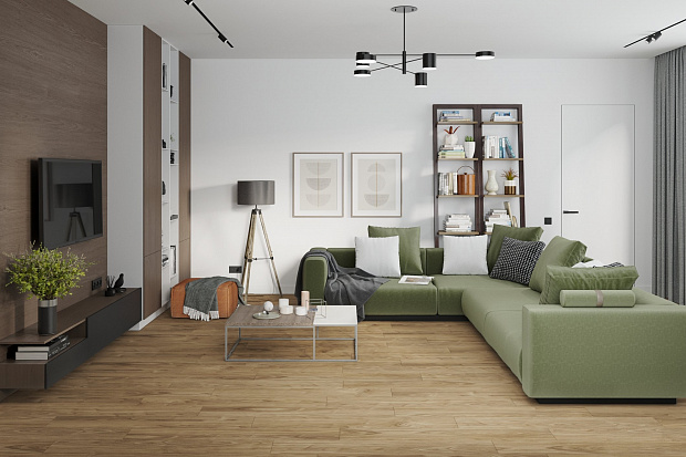 Кварц-винил Damy Floor Family LVT 0036-2-LVT Орех Европейский