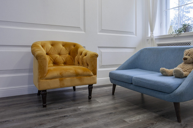 Кварц-винил Damy Floor Family LVT TCM369-7-LVT Дуб Рустикальный Черный