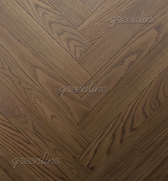 Инженерная доска Английская елка Greenline Extra 712 Дуб Хистори