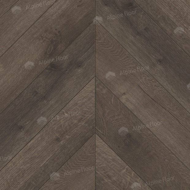 Клеевой кварц-винил Alpine Floor Chevron LVT Дуб Антарес ECO 20-9