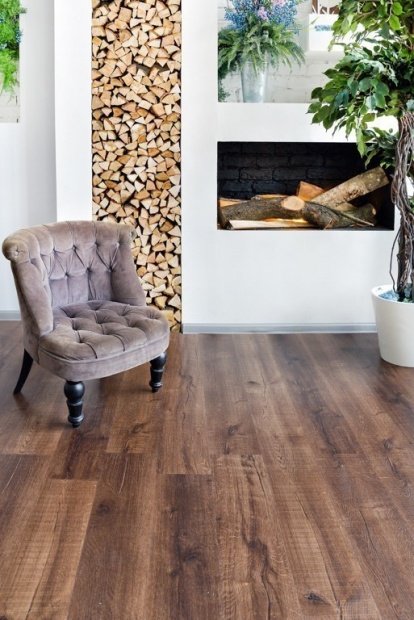 Кварцвиниловая плитка Alpine Floor REAL WOOD (ECO 2-2, Дуб мокка)