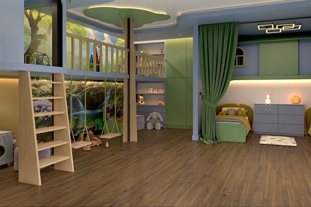 Массивная доска Damy Floor Ореховый Рустик