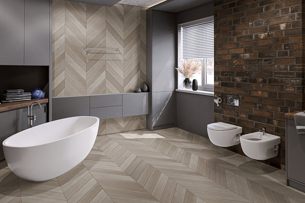 SPC-ламинат Damy Floor Chevron DF02-Ch Пале-Рояль