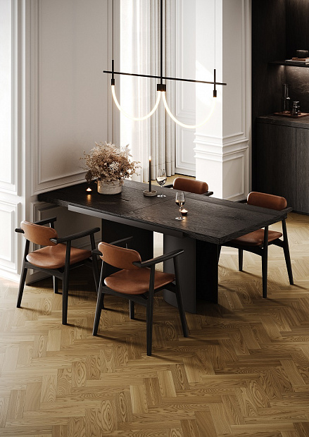 Паркетная доска Quartz Parquet Штучный паркет Вяз Кенигсберг 44-550-62